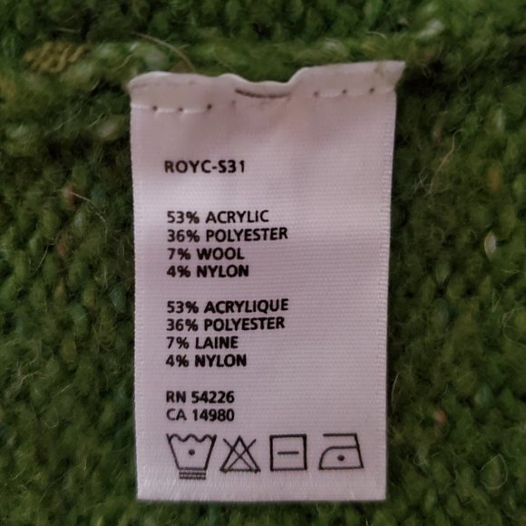 Royal Robbins green button sweater - Picture 12 of 12